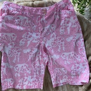 Lilly Pulitzer Pink Rhino Shorts